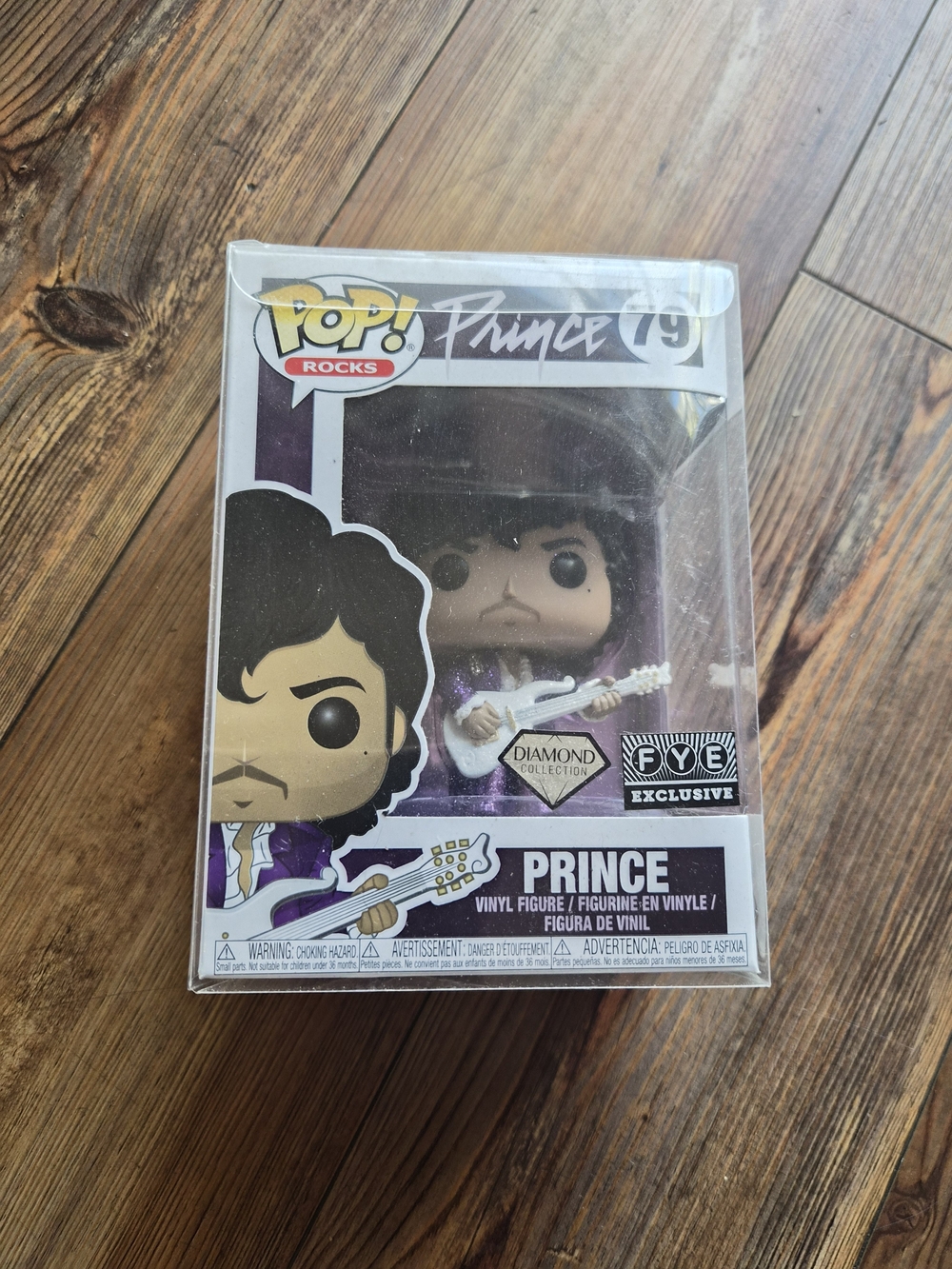 Funko Pop! Rocks #79 Purple Rain PRINCE Diamond Collection FYE Exclusive NIB